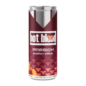 Hot Blood Energy Pfirsich 24 x 250 ml