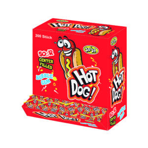 JOJO Hot Dog Kaugummi 200 stk