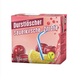 Durstlöscher Sauerkirsche-Zitrone 12 x 500 ml