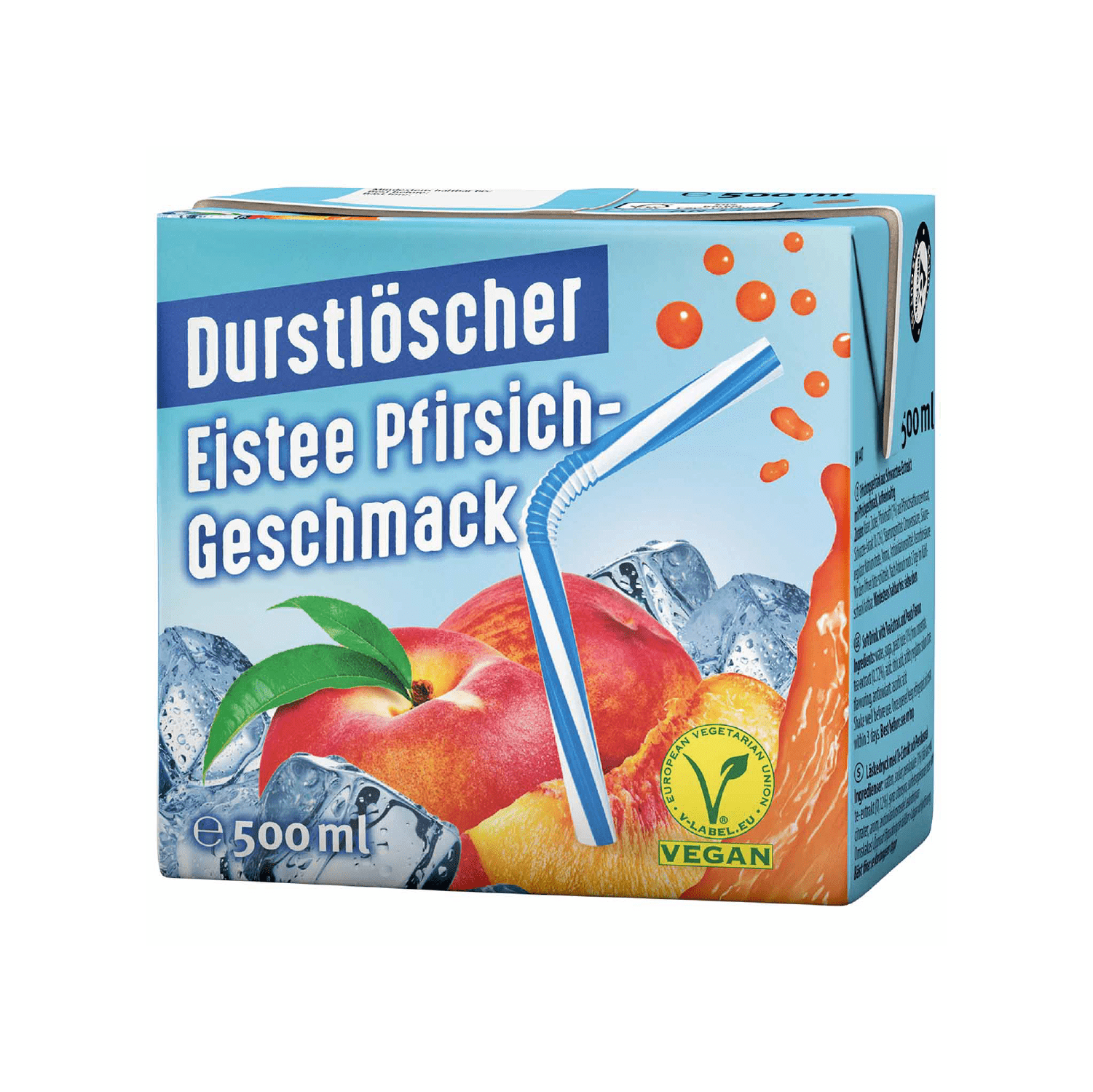 Durstlöscher Eistee Pfirsich 12 x 500 ml