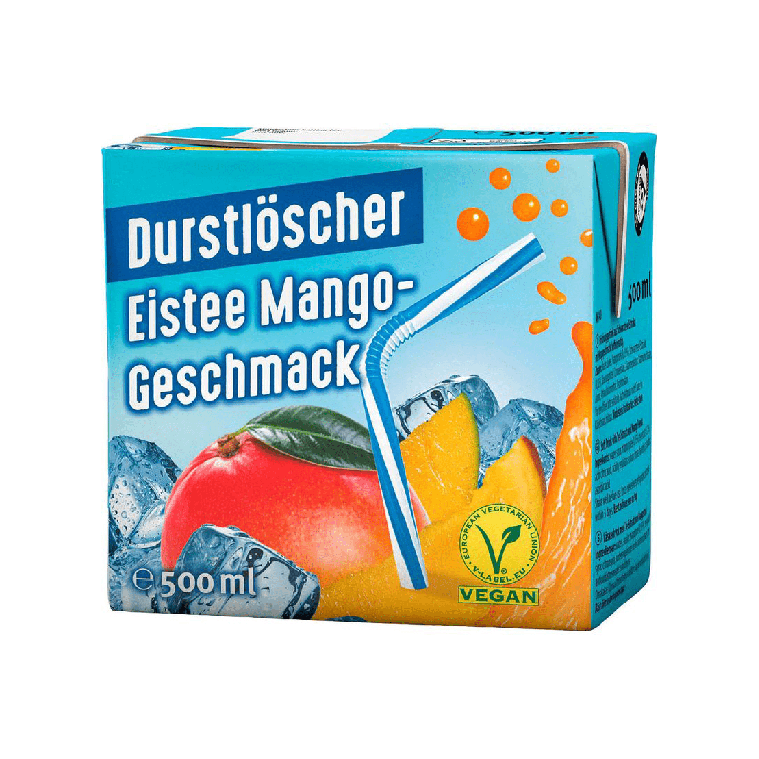 Durstlöscher Eistee Mango 12 x 500 ml