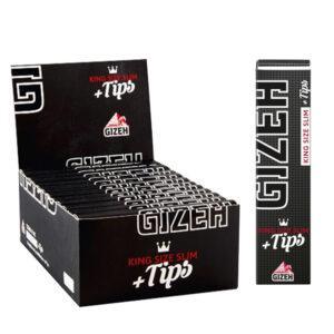Gizeh Black King Size mit Tips 26 Heftchen