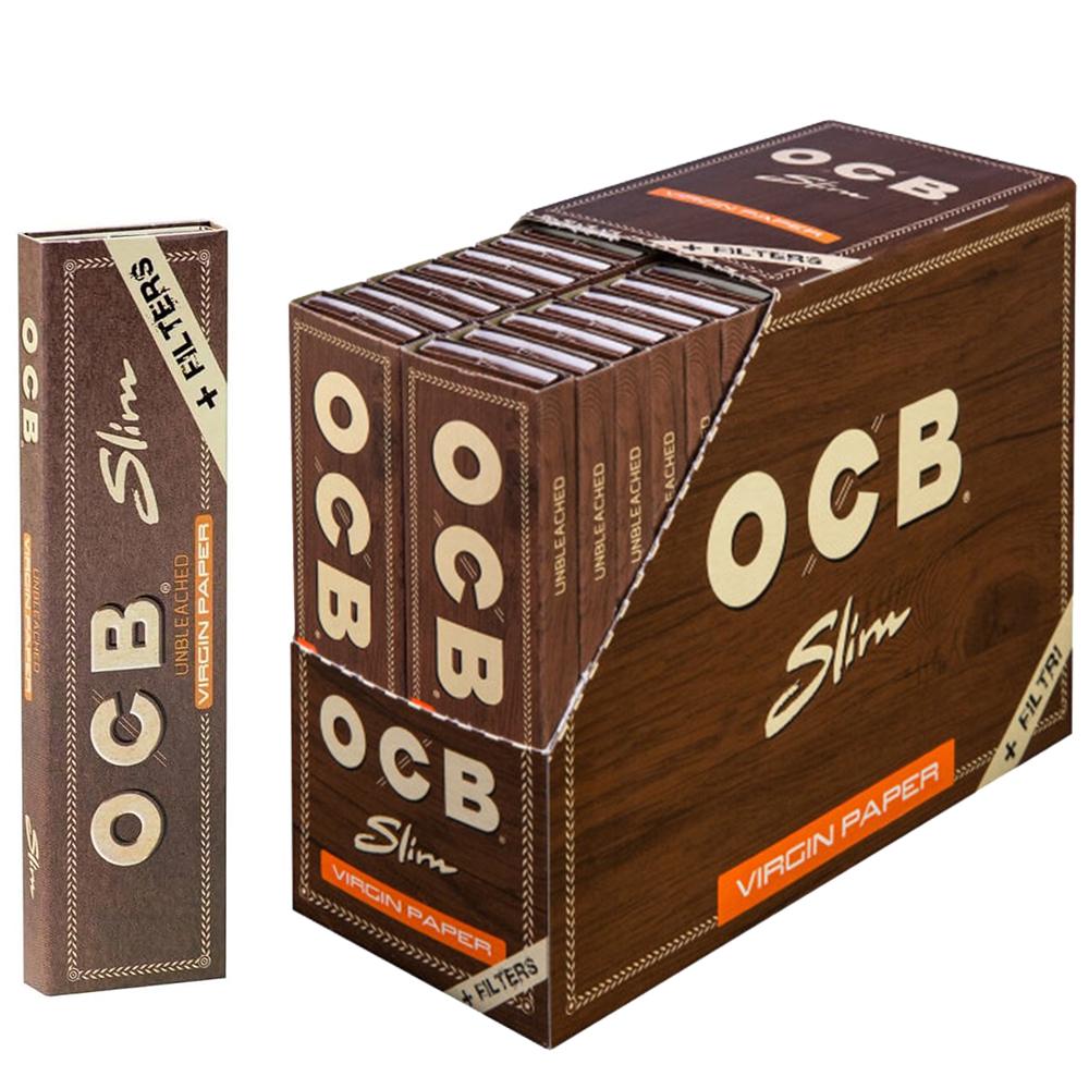OCB Virgin Slim mit Tips 32 Heftchen