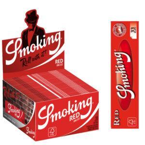 Smoking Red Slim 50 Heftchen