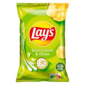 Lays Chips Onion Sour Creme 9 x 150 g