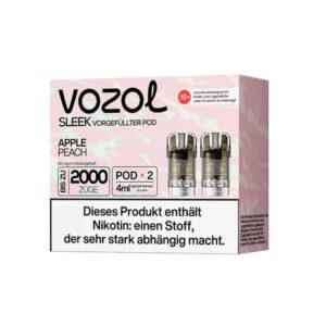 Vozol Sleek Pods Apple Peach 2 x 2ml
