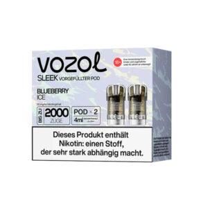 Vozol Sleek Pods Blueberry Ice 2 x 2ml