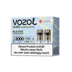 Vozol Sleek Pods Bluerazz Lemonade 2 x 2ml