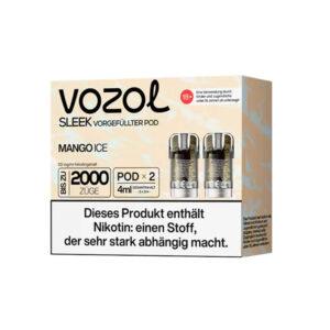 Vozol Sleek Pods Mango Ice 2 x 2ml