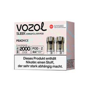 Vozol Sleek Pods Peach Ice 2 x 2ml